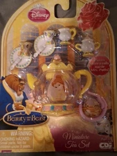 Disney Beauty And The Beast Miniature Tea Set