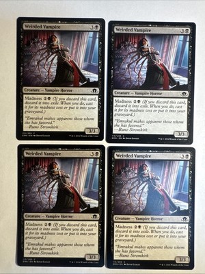 4x Mtg Eldritch Moon Weirded Vampire NM Magic Karte Magic The Gathering