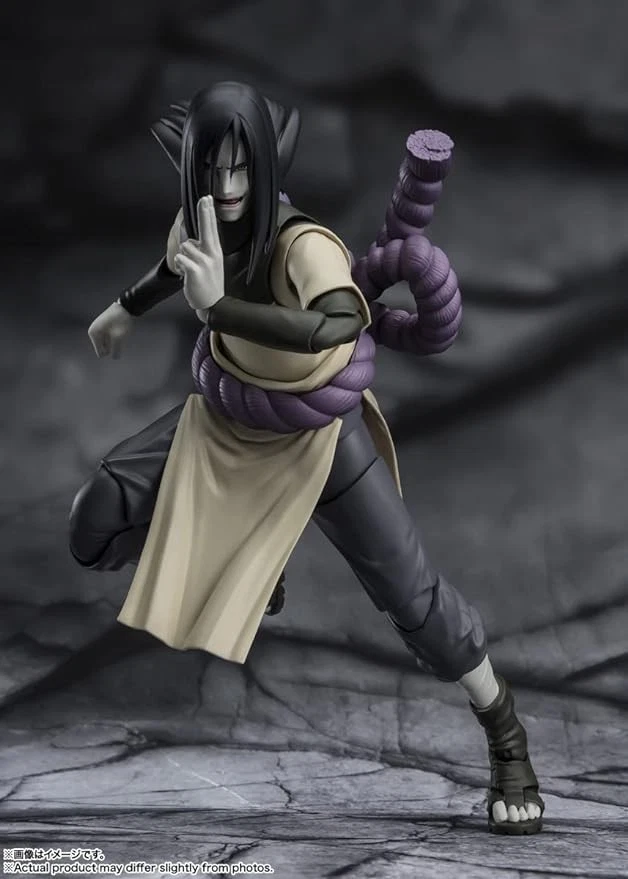 Bandai Naruto Shippuden S.H.Figuarts Orochimaru Seeker of Immortality Action Fig - Image 3 of 4