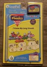Grade 2 LeapFrog LeapPad I Know My Long Vowels Activity Book Cartridge New
