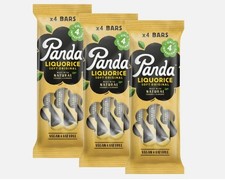 Panda Liquorice Bars Natural Original Soft Liquorice 3x128g, Fat Free
