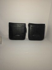 2 Vintage Case Logic Leather CD Case Holds 24 CDs/DVDs.