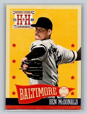 2013 Panini Hometown Heroes #40 Ben McDonald   Baltimore Orioles