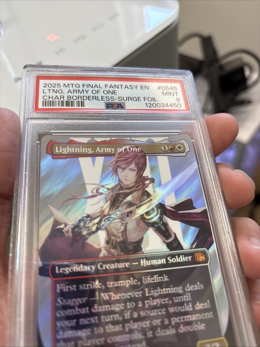 Lightning, Army of One (0545) (Borderless) (Surge Foil