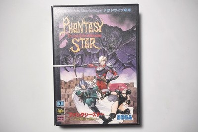 Sega Mega Drive Phantasy Star 4 boxed + Map Japan MD game US Seller
