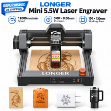 LONGER Ray5 mini 5.5W Portable Laser Engraver, 5.5W Laser Engraver Refurbished
