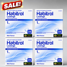 DENTED 4x Habitrol Nicotine Lozenge 1mg Mint 864 Pc Sugar Free Exp 2027