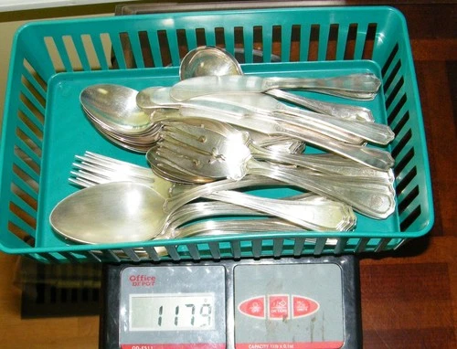 New ListingReed & Barton Sterling Flatware Hepplewhite - Use or Scrap - 1179 grams