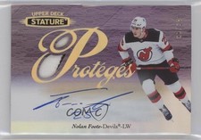 2020-21 Upper Deck Stature Proteges 8/24 Nolan Foote #P-50 Patch Auto 0hw2