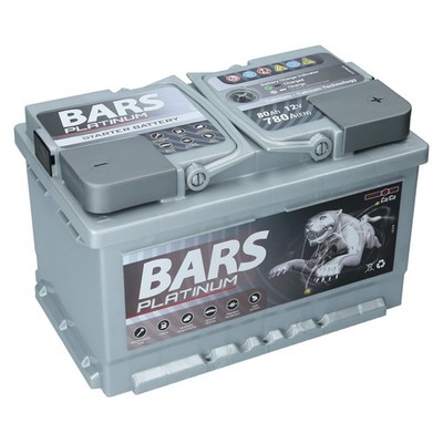 Autobatterie 12V 80 Ah 780A EN BARS PLATINUM Wartungsfrei sofort Einsatzbereit
