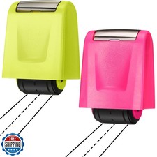 Sherr 2 Pcs Roller Stamps Teacher Stamps for Classroom Writing Dashed Line Ha