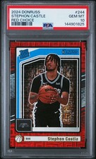 2024 PANINI DONRUSS RED CHOICE #244 STEPHON CASTLE ROOKIE RC 39/99 PSA 10
