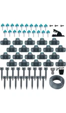 Drip Irrigation System, Garden Watering System with Drip Irrigation Parts Box D