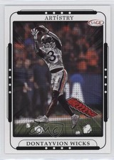 2023 SAGE Artistry Dontayvion Wicks #45 19h2