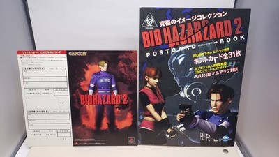 BIOHAZARD 2 Postkartenbuch PS1 Reservierungsbonus Postkarte Capcom Japan