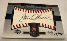2003 UD SWEET SPOT CLASSIC GREATS TOM SEAVER 15/74 AUTOGRAPH NY METS # CG-TS