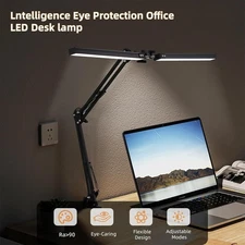 Led Desk Lamp with Clamp, 24W Desk Lamps for Home Office with Touch Function