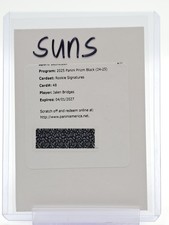 JALEN BRIDGES 2024-25 PRIZM BLACK ROOKIE SIGNATURES AUTO RC #48 SUNS Q6846