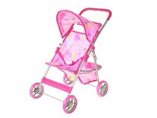 Kinderpuppenwagen Zubehr fr Puppen SpielzeugKinderwagen mit Tasche rosa