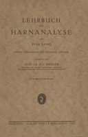 F. V. KrüGer (U. A.) | Lehrbuch Der Harnanalyse | Taschenbuch | Deutsch | Viii