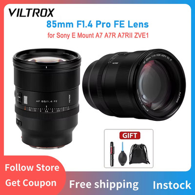 VILTROX 85mm F1.4 Pro Lens Auto Focus Large Aperture Full Frame Mirrorless Camer