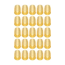 25PCS Hose Ferrules Brass Fitting 0.625in ID Repair Ferrules For Air Hose