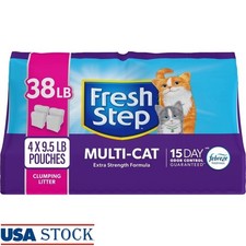 Multi-Cat Clumping Cat Litter Odor Control Febreze Freshness 15 Days ClumpLock