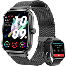 Smart Watch Fits for Android and Iphone, IP68 Waterproof, Suitable for Women Men