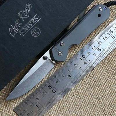 Classic Titanium Handle D2 Stainless Steel Blade Pocket Folding Knife With Clip