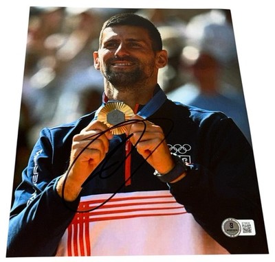 セール…ノバク・ジョコビッチ直筆サイン入り超大型写真…Novak Đoković Novak Djokovic Signed Autograph 8x10 Photo Authentic US Open