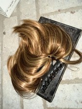 Synthetic Hair Claw Clip Ponytail Extension Highlight Blonde new
