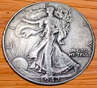 1942 Walking Liberty Half Dollar (VG) 90% Silver