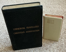 BIBLE: Commercial Travellers Christian Association (KJV, c1910, +Free Prayer Bk)