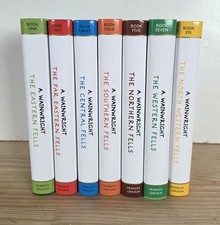 Pictorial Guides To The Lakeland Fells Wainright Hardback Books 1-7 