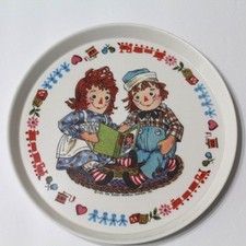 Raggedy Ann Andy 1969 Oneida Deluxe 3101-Melamine 7.5 Plate
