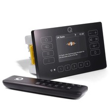 Q Acoustics E120 Wall Amplifier with Bluetooth, DAB, Touch Panel Control Black