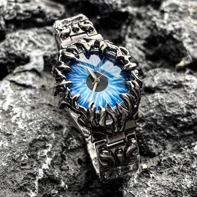 Gothic Claw Medieval Quartz Men's Watch Stainless Steel Luminous Waterproof NEW