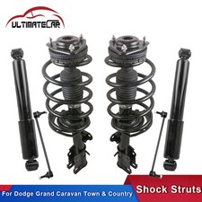 Front & Rear Shock Struts w/ Sway Bar Links For Grand Caravan Town & Country