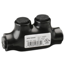 Wengart Black Insulated Splice Connector,2-14 Gauge Aluminum to Copper Wire...