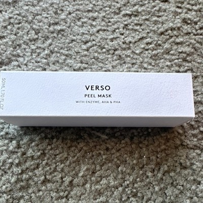 Verso Peel Mask Superficial Exfoliation Enzyme AHA PHA Glycolic Lactic Acid 50ml