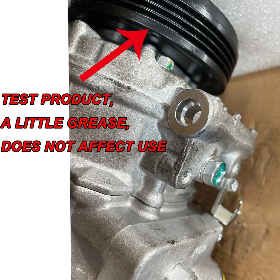 A/C Compressor w/ 4-Grooves for BMW 545i 04-06 / 645Ci 04-05 / 550i & 650i 06-10 Foto 3 de 4