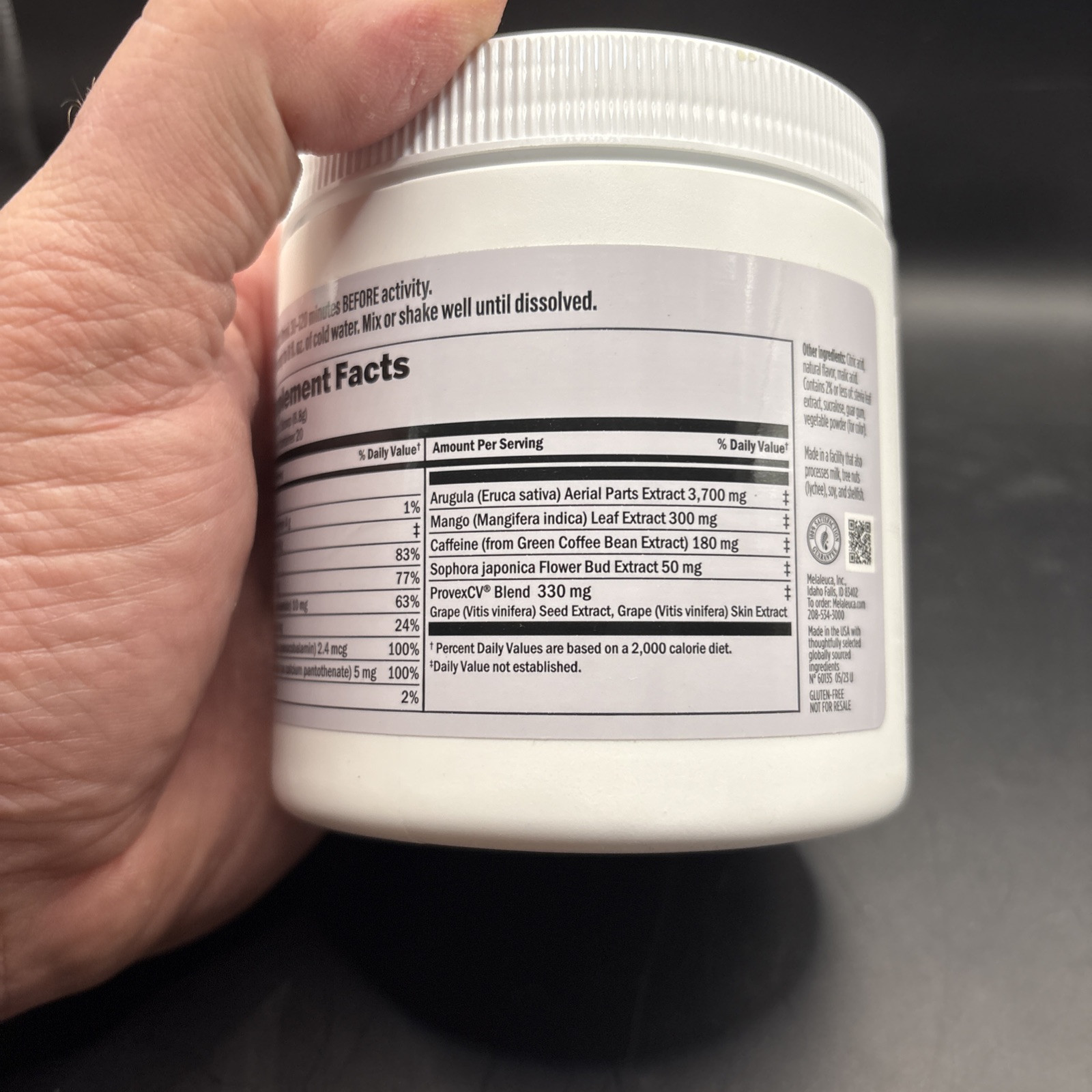 Melaleuca Sustain Pre-Active Blackberry Lemonade Physical Activity 176g NEW