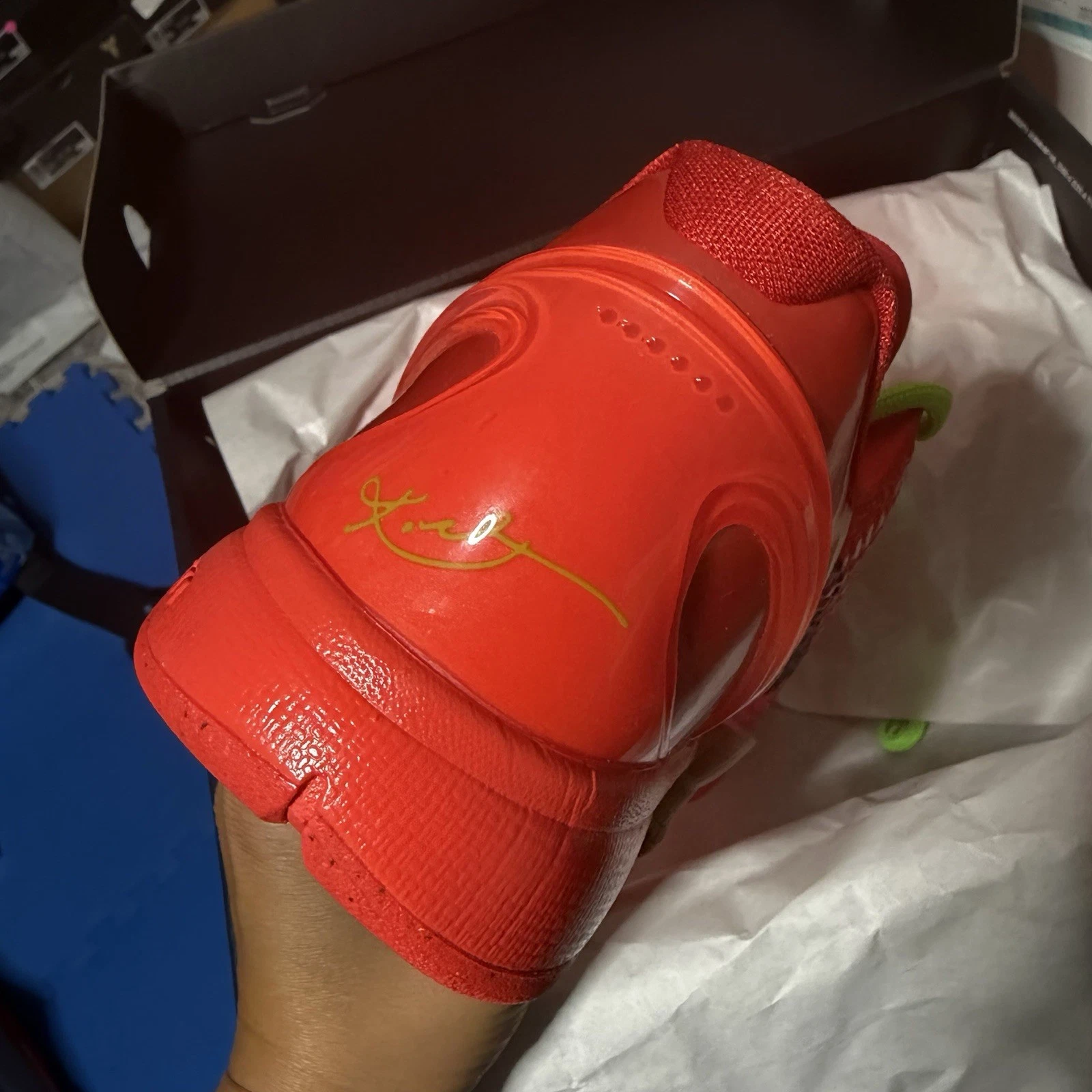 Red Basketball Sign Nike Kobe 6 Protro