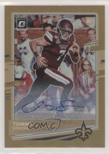2020 Panini Donruss Optic Rookies Bronze Prizm Tommy Stevens #149 Auto 0p1n