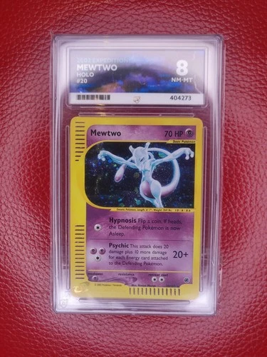 2002 Pokemon TCG Mewtwo Holo Expedition Ace 8 Not PSA