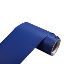 NB Self Adhesive Solid Color Frosted Wallpaper Border Stick Waterproof Blue