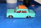VTG Matchbox Series No. 56 Fiat 1500 W/ Brown Luggage Teal Lesney England NM