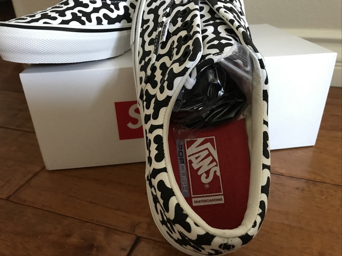 Supreme Vans Monogram S Logo Skate Era Size 11 New In Box