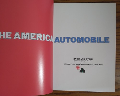 The American Automobile by Ralph Stein, 1975 Hardcover w/Dust Jacket - Imagen 2 de 6