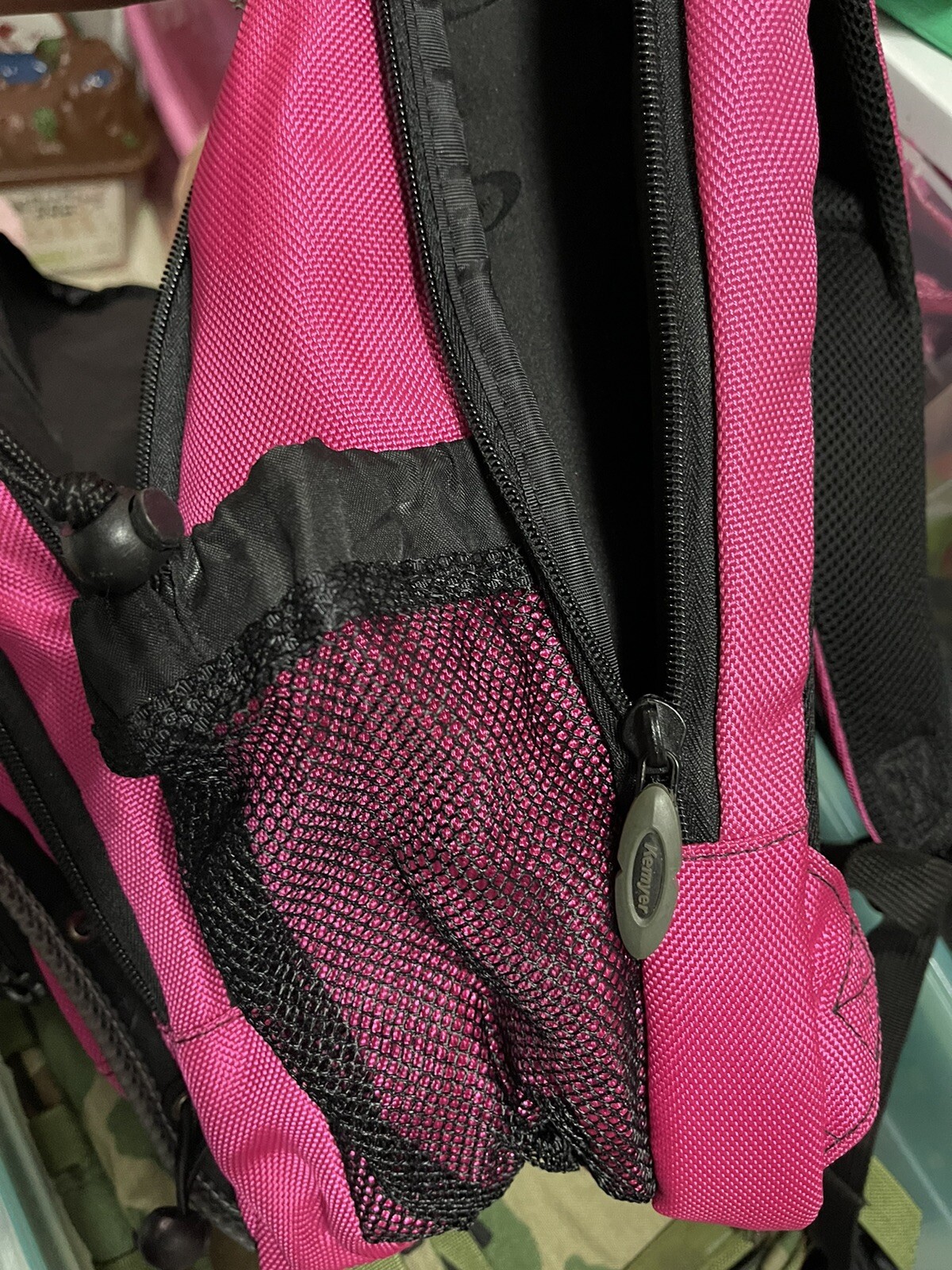 PINK LAPTOP BACKPACK MULTI COMPARTMENT - image 10